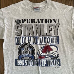 Gray Colorado Avalanche Stanley Cup Finals T-Shirt